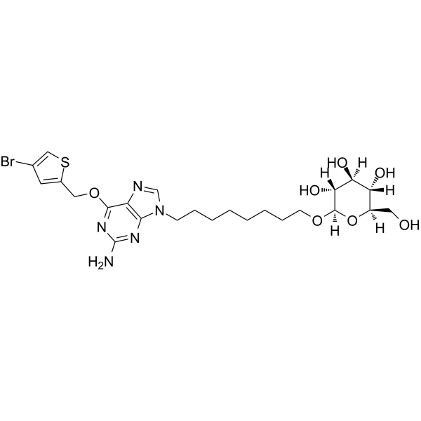 Glucose-conjugated MGMT inhibitor 382607-78-5